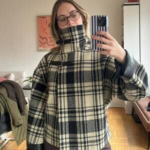 Ralph Lauren Plaid wool and cashmere jacket